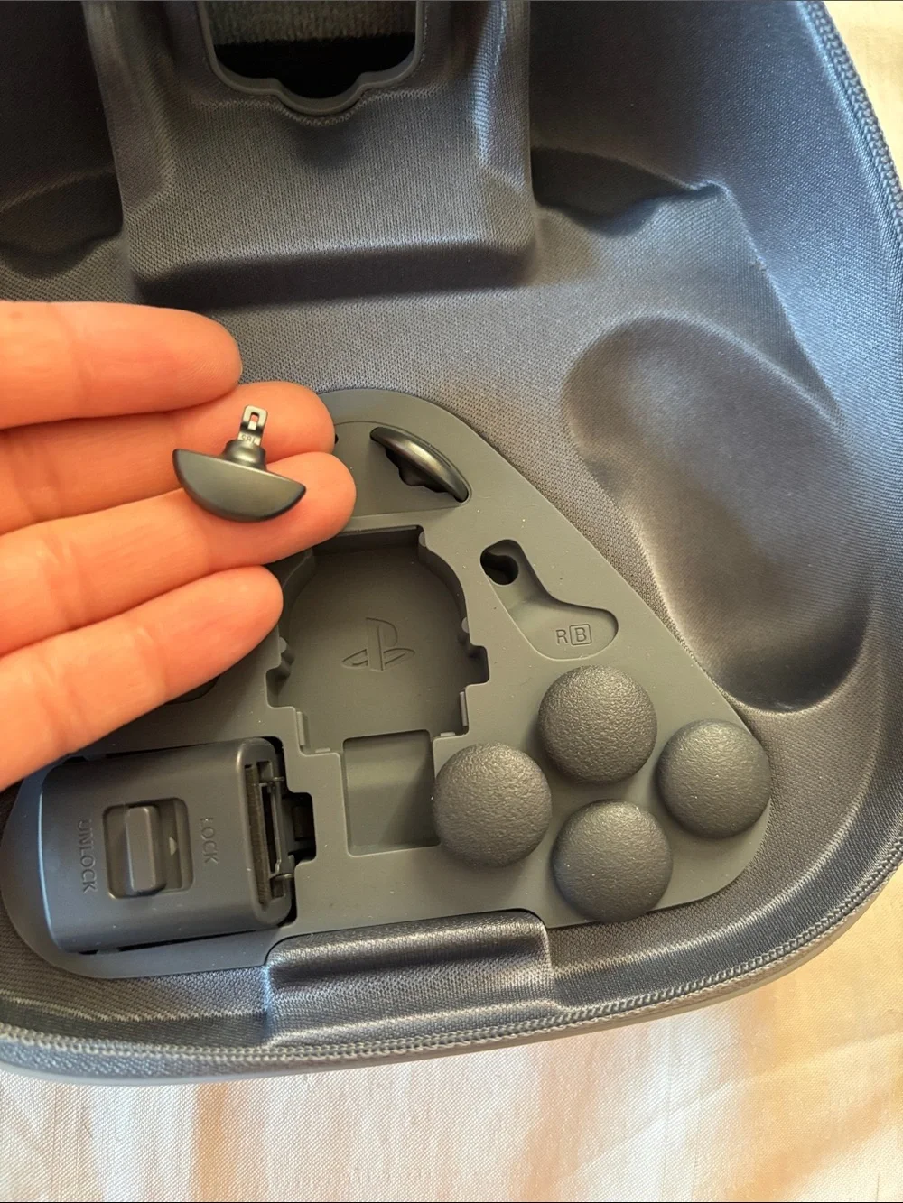 Sony Predator Wireless Controller in Black and Gray with extra case